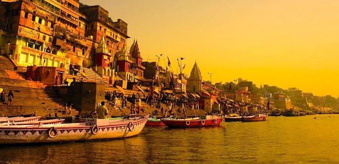 Golden Triangle with Ganges in Varanasi